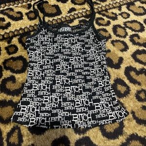 Vintage original b*tch tank by Lip Service